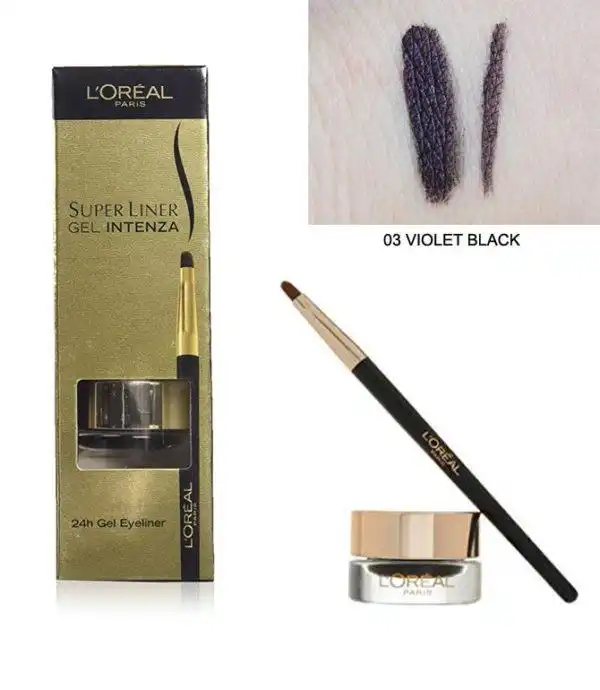 loreal Super Liner Gel Eyeliner Intenza 24Hr 03 Violet Black