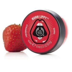 The Body Shop Born Lippy Pot Lip Balm Strawberry - 10Ml