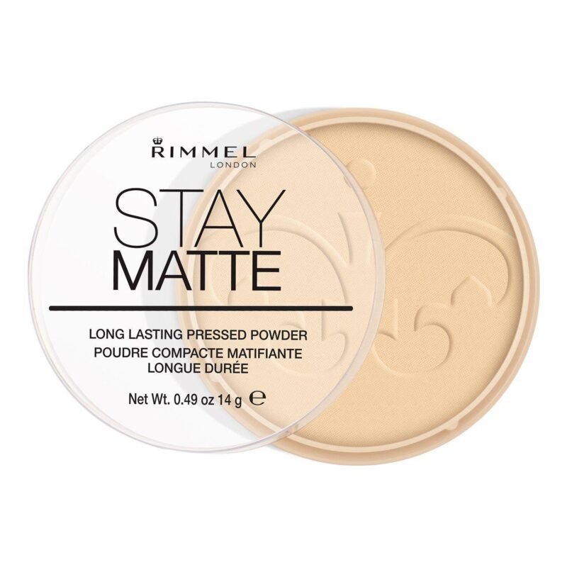 Rimmel Stay Matte Pressed Powder - 001 Transparent - Beauty Box