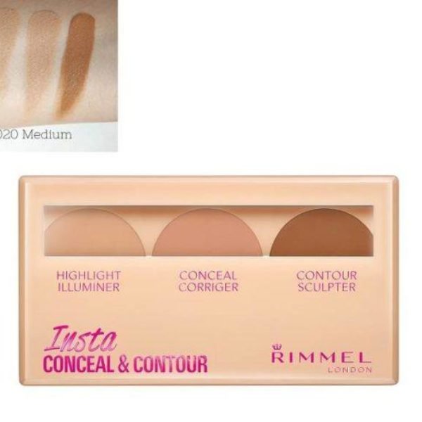 Rimmel Insta Conceal Contour Palette - 020 Medium