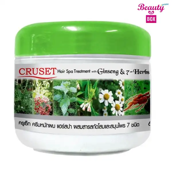 Cruset Hair Spa Treatment with Ginseng and 7 Herbs Extracts-500ml