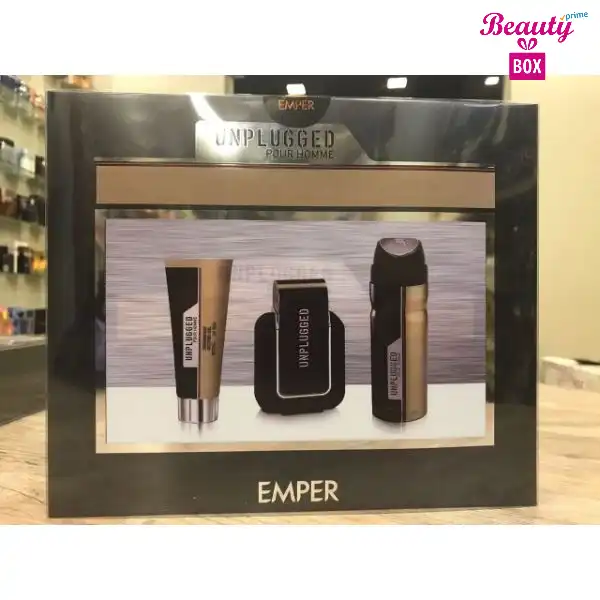 Emper Unplugged 3 In 1 Gift Set Beauty Box