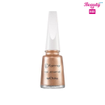 Flormar Pearly Nail Polish - 387 Vintage Gold