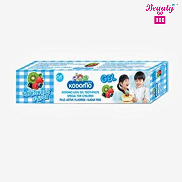 Kodomo Bubble Fruit Suger Free Tooth Paste - 40 G