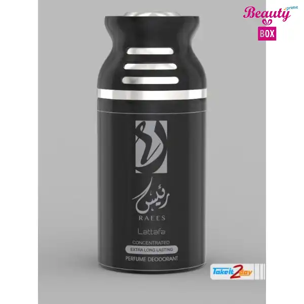 Lattafa Raees Deodorant – 200Ml Beauty Box