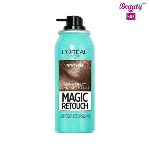 Loréal Paris Magic Retouch Root Touch Up Hair Color Spray - Brown 75ml 1 (1)