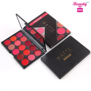 Miss Rose Matte 15 Color Lip Cream Palette