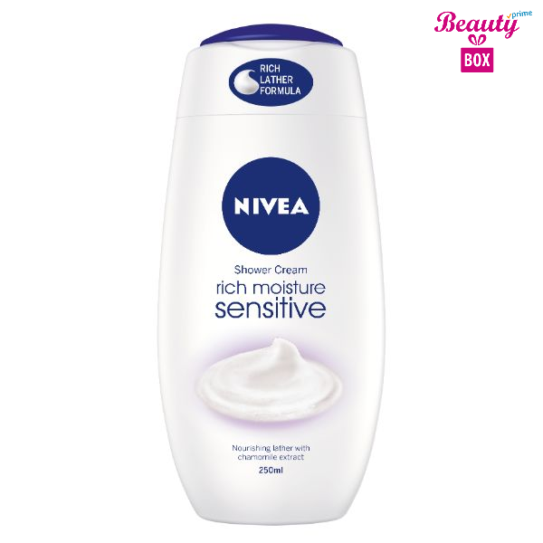 Nivea Cream Sensetive Shower Cream Beauty Box