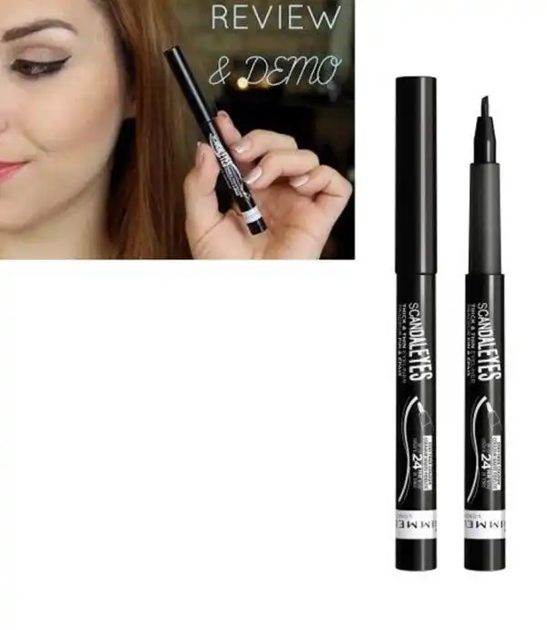 Rimmel Scandaleyes Thick And Thin In One Eyeliner 24Hr - Black