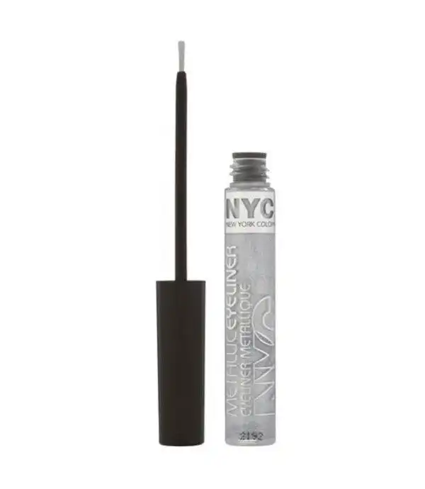 NYC Metalic Liquid Eyeliner 865 Silver Light