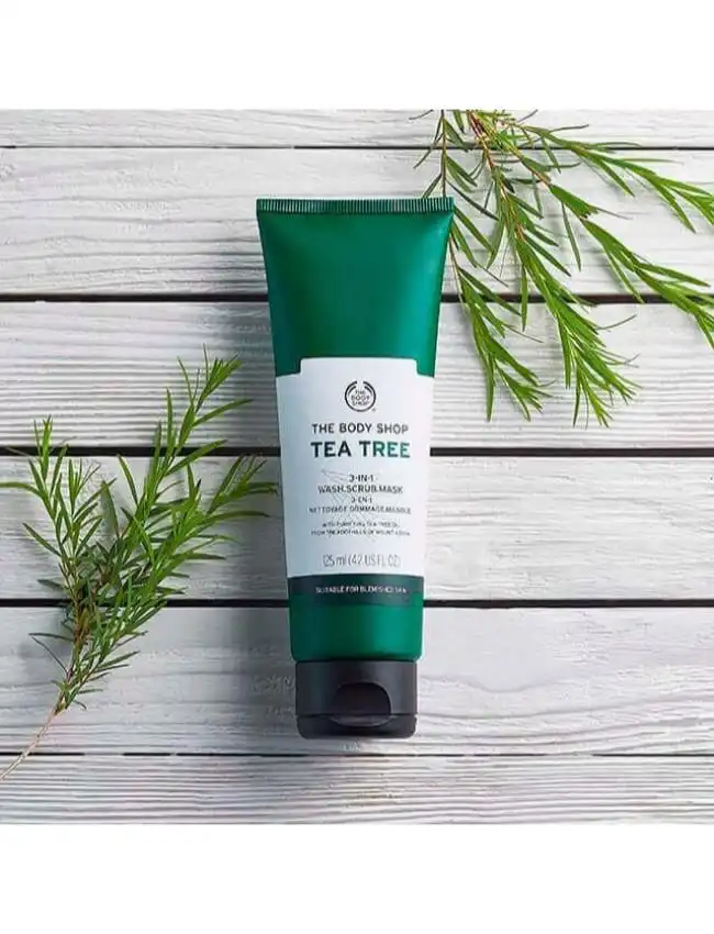 The Body Shop Tea Tree 3 In 1 Wash Scrub Mask - 125Ml