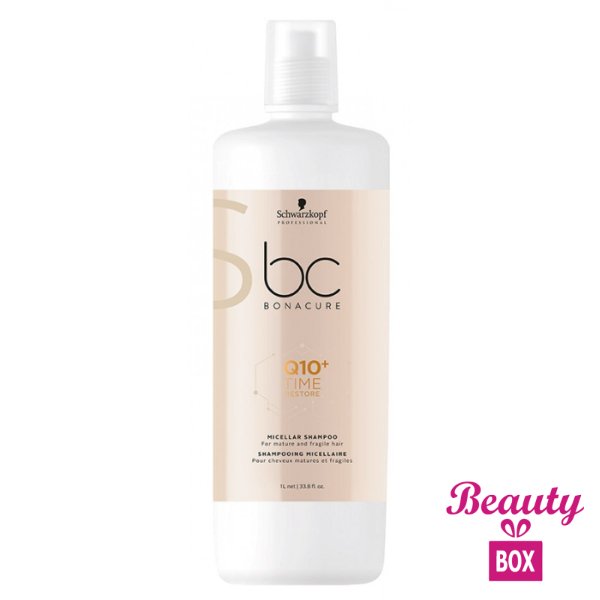 schwarzkopf bc bonacure q10 time restore shampoo 1000ml 1 1 1 Beauty Box