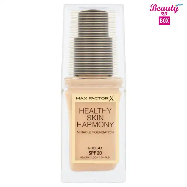 Max Factor Healthy Skin Harmony Miracle Foundation – 47 Nude 2 Beauty Box