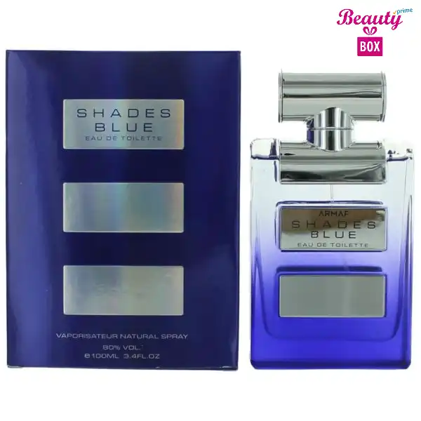 Armaf Shades Blue Eau De Toilette Spray For Men Beauty Box
