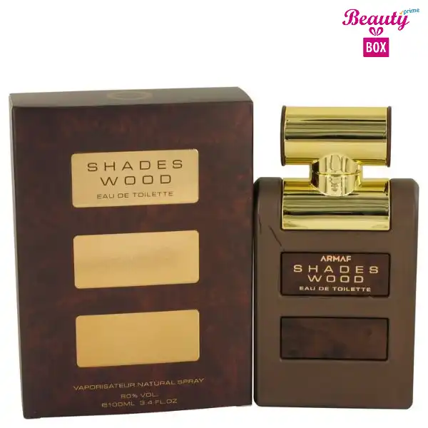 Armaf Shades Wood Perfume Spray For Men Beauty Box