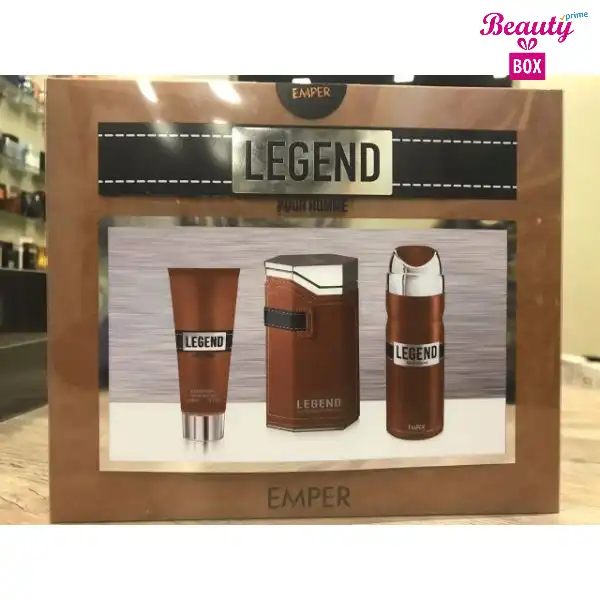 Emper Legend Brown Giftset Beauty Box
