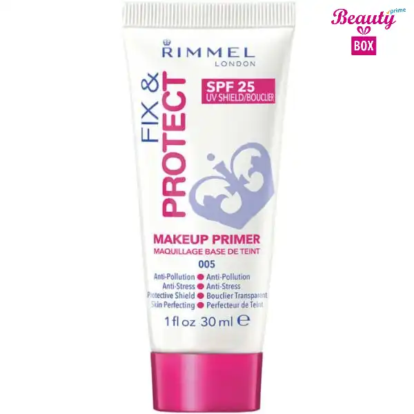 Rimmel London Fix Protect Makeup Primer 1 1 Beauty Box