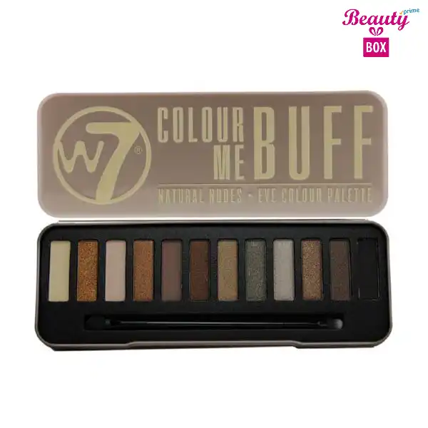 W7 Colour Me Buff Eyeshadow Palette Beauty Box