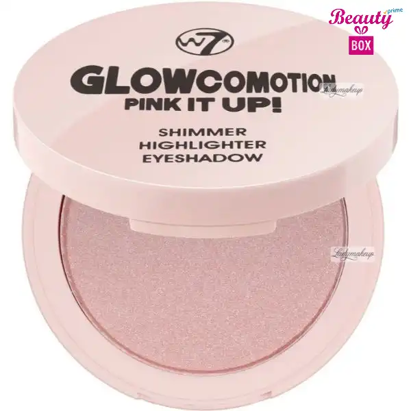 W7 Glow Co Motion Pink It Up Shimmer Highlighter Eye Shadow 1 Beauty Box