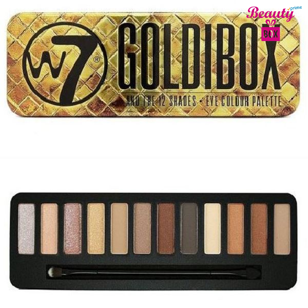 W7 Goldibox Eyeshadow Palette – 12 Colors d Beauty Box