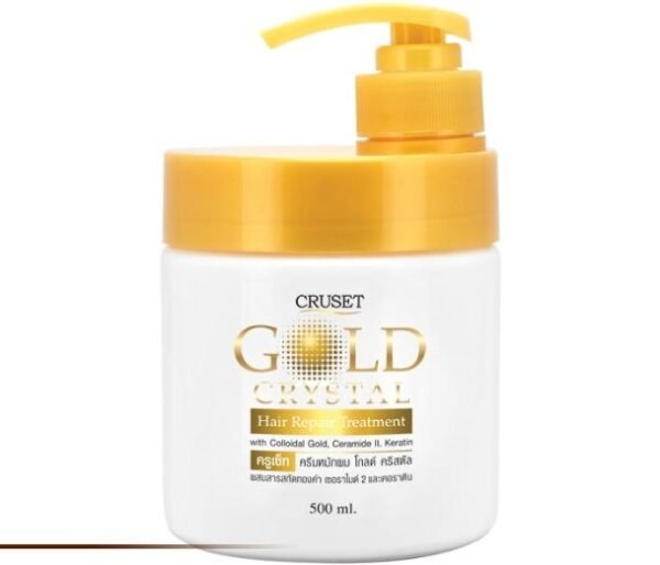 Cruset Gold Crystal Hair Repair Treatment 500ml Beauty Box