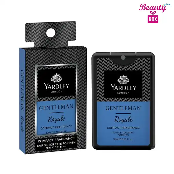 Yardley London Gentleman Royale Compact Perfume 18ml Beauty Box
