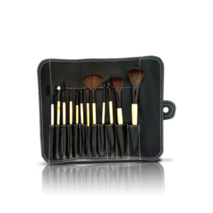 Glamorous Face 12 Piece Leather Brushset