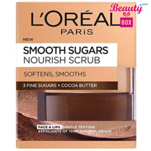 Loreal Smooth Sugars Nourish Cocoa Scrub - 50 Ml