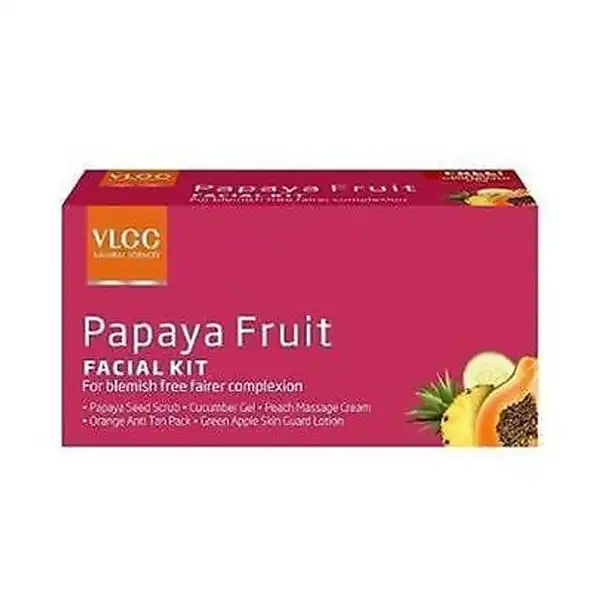 VLCC Papaya Fruit Facial Kit 4 Step Kit Arabic Pack