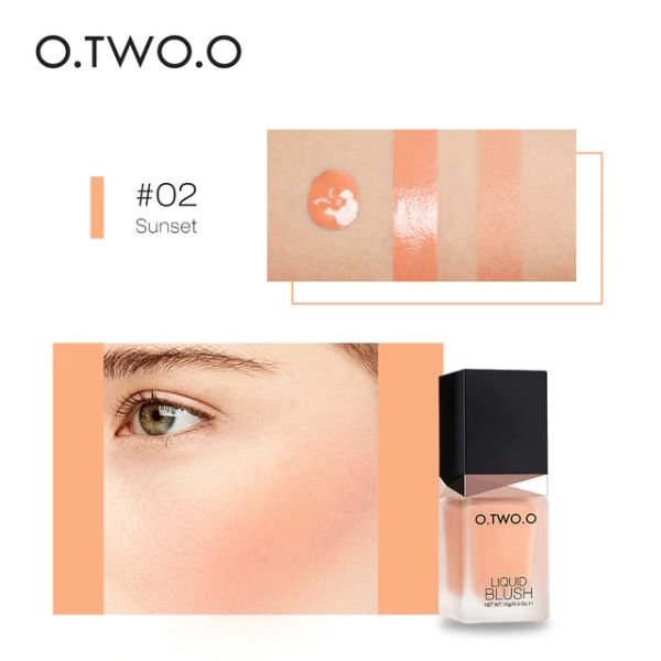 O TWO O Makeup Liquid Blusher Sleek Silky Paleta De Blush Color Lasts Long 4 Color.jpg 600x600 1 1 Beauty Box