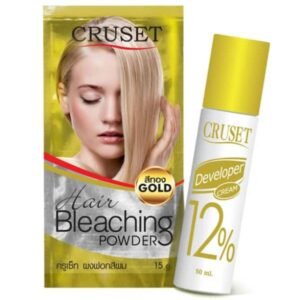 Cruset Hair Bleaching Powder with Developer - 15 g