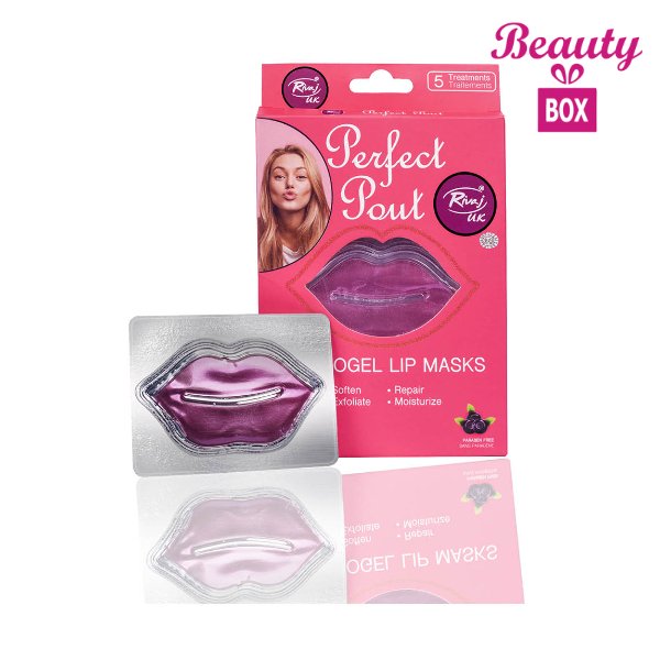 Rivaj UK Perfect Pout Hydrogel Lip Mask - 5 Pieces