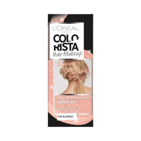 Loreal Colorista Hair Makeup Pink Gold