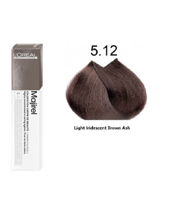 Loreal Professionnel Majirel - 5.12 Light Iridescent Brown Ash