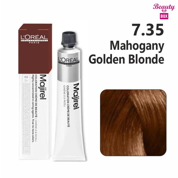 Loreal Professionnel Majirel – 7.35 Golden Mahogany Blonde 50ml 1 Beauty Box