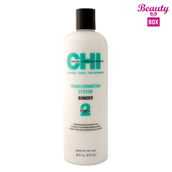 CHI Transformation Bonder Phase2 FormulaC PorousFineHighlighted Hair 1 Beauty Box