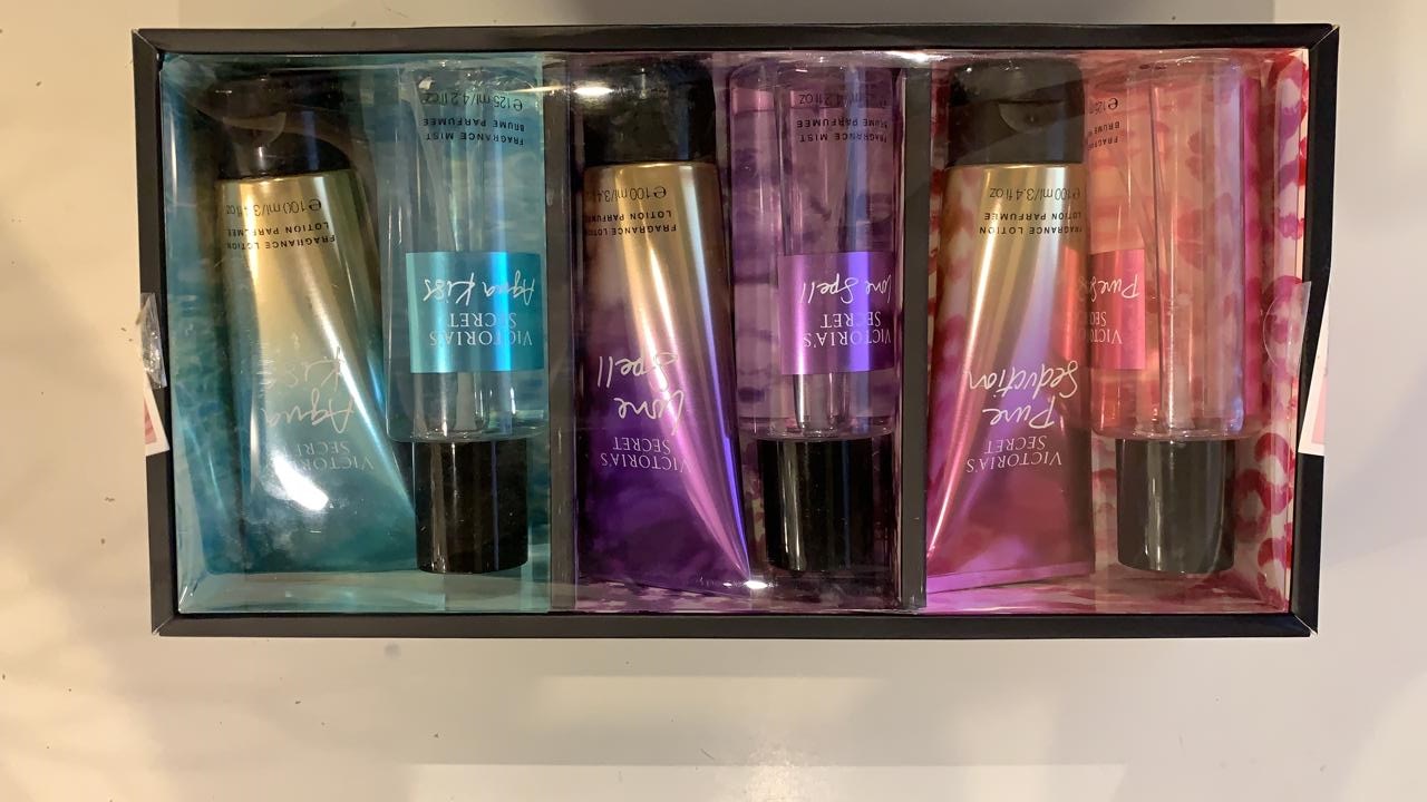 Victoria's Secret Perfume & Lotion Set of 6 (Mist me