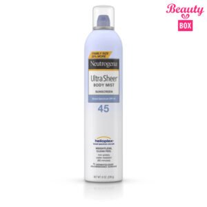 Neutrogena Ultra Sheer Body Mist Sunscreen Spray Broad Spectrum SPF 45 - 226g