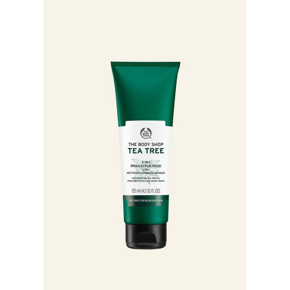 The Body Shop Tea Tree 3-In-1 Wash Scrub Mask