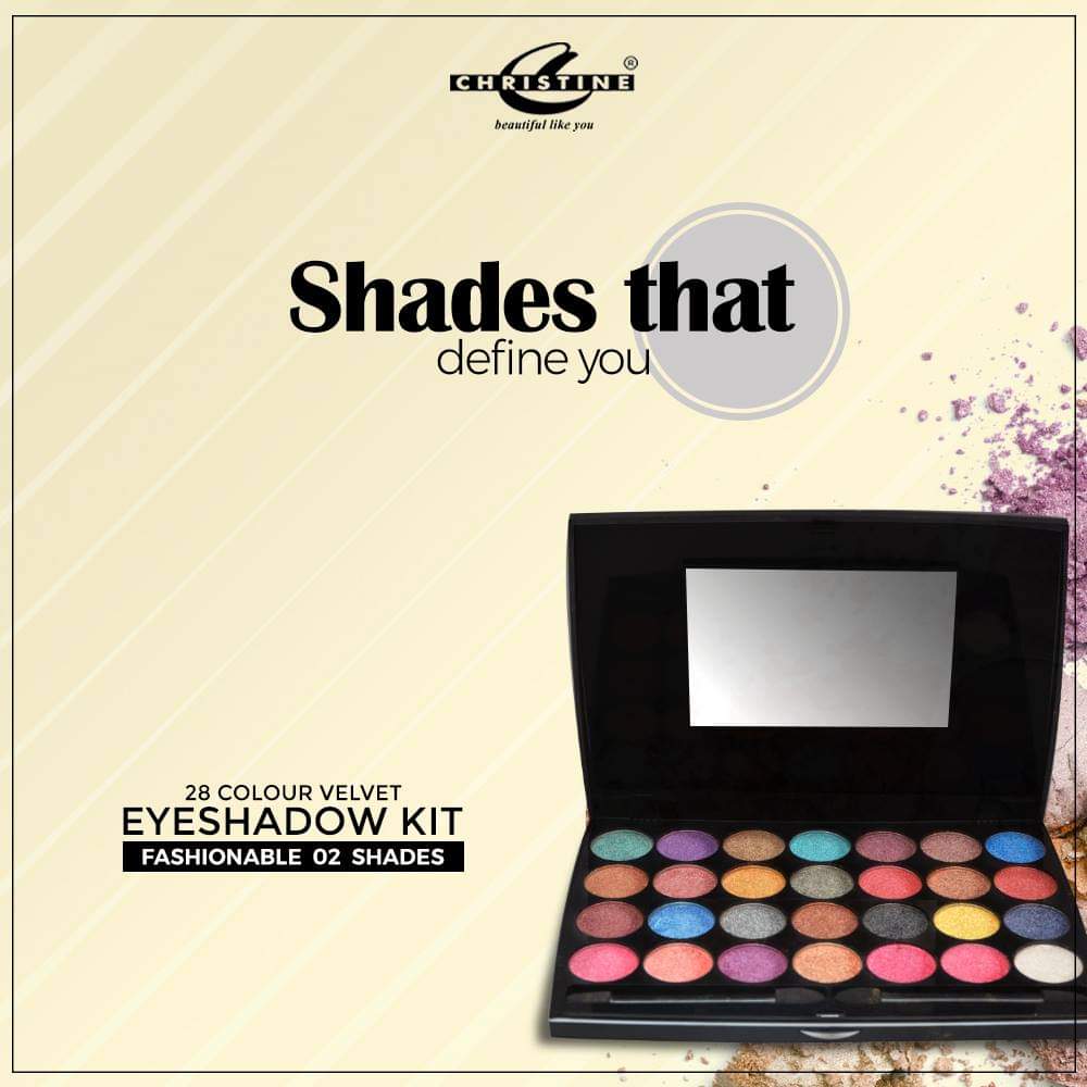 Christine 28 Colors Professional Eye Shade Kit