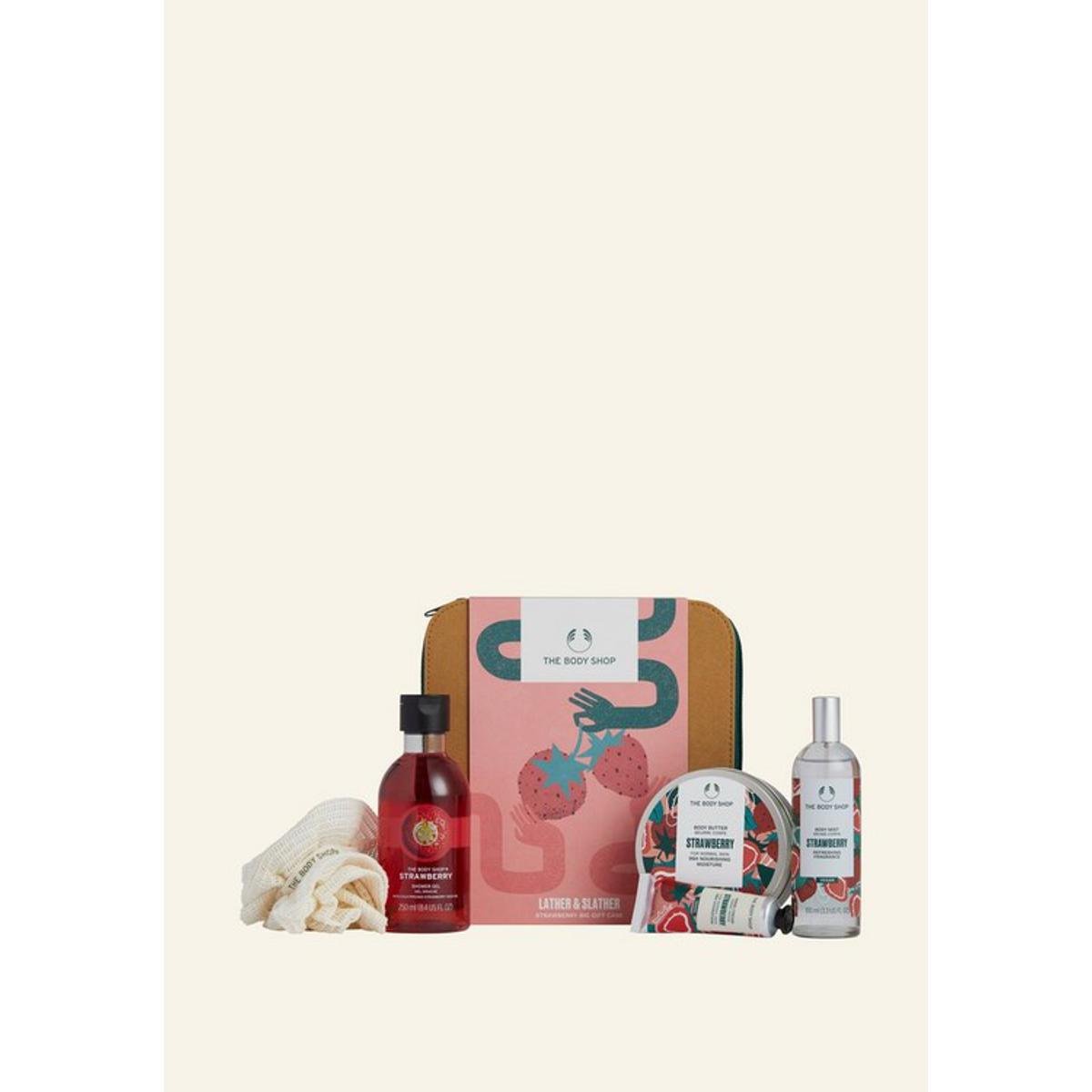 The Body Shop Lather & Slather Strawberry Big Gift Case