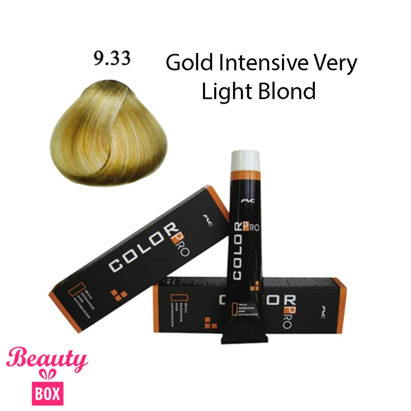 Color Pro Hair Color (9.33 Gold Intensive Very Light Blond)