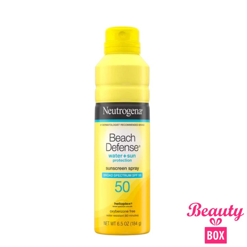Neutrogena Beach Defense Water + Sun Protection Sunscreen Spray SPF 50 - 184g