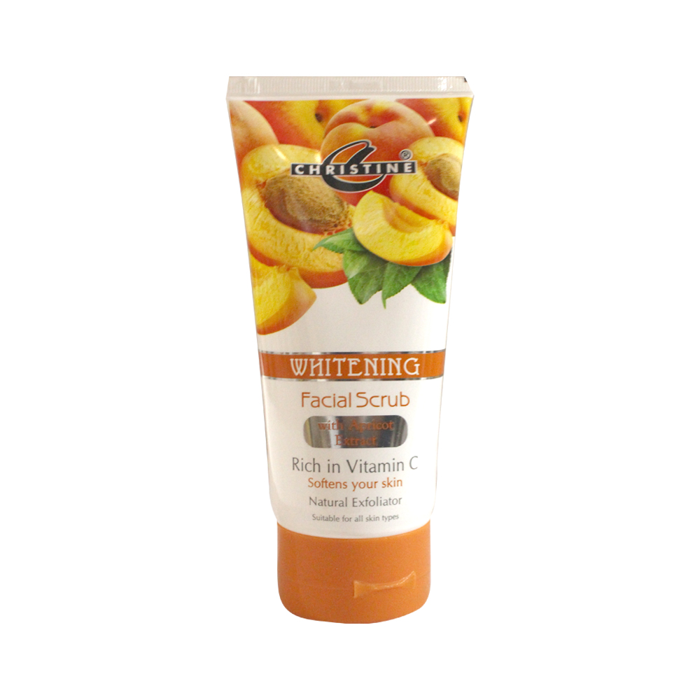 Christine Whitening Scrub Tube (Apricot Extracts)