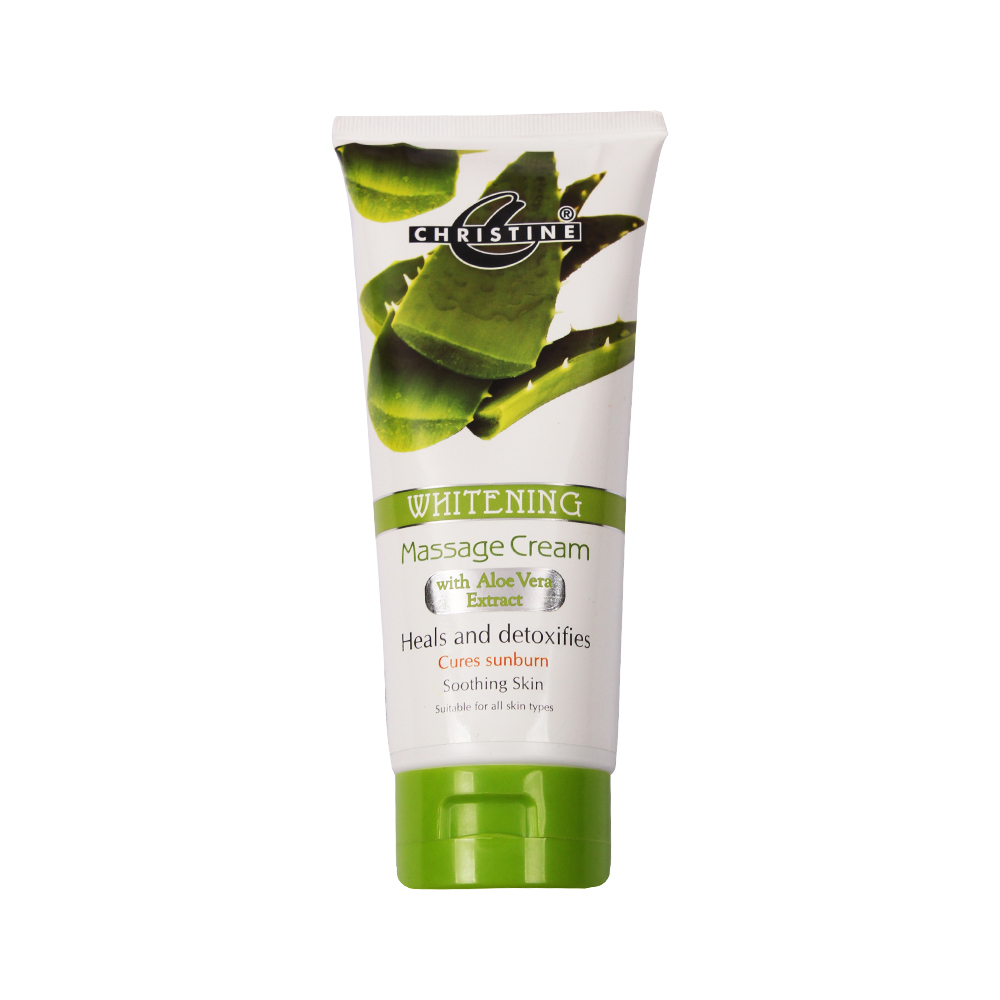 Christine Whitening Massage Cream Tube (Aloe Vera Extracts)