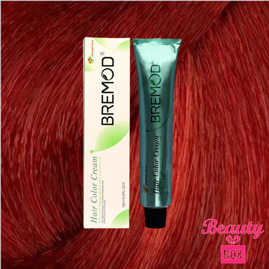 Bremod Hair Color 7.66 Medium Intense Red Blond