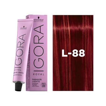 Schwarzkopf Igora Royal Natural Hair Color - Red L-88 Schwarzkopf Igora Royal Natural Hair Color - Red L-88
