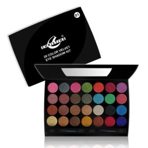 Christine 28 Colors Velvet Eyeshade Kit - 01