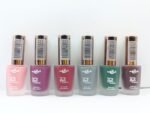 Christine Matte Nail Enamel Pack of 6 Multi Colors (Matte Nail Polishes)