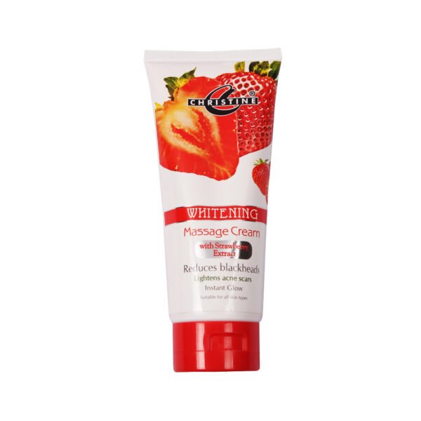 Christine Whitening MassageCream Tube (Strawberry Extracts)